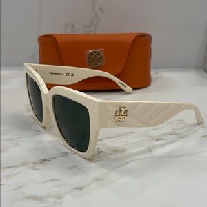 Tory Burch Cream Sunglasses